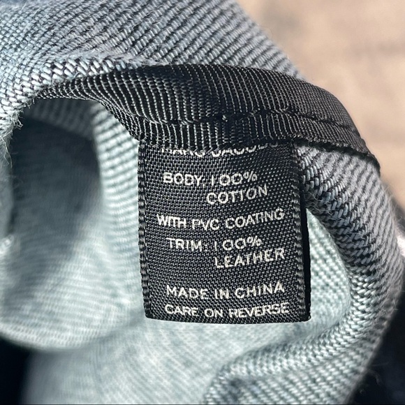 jacobs by marc jacobs for marc by marc jacobs  cotton large tote/messenger bag - Picture 13 of 15